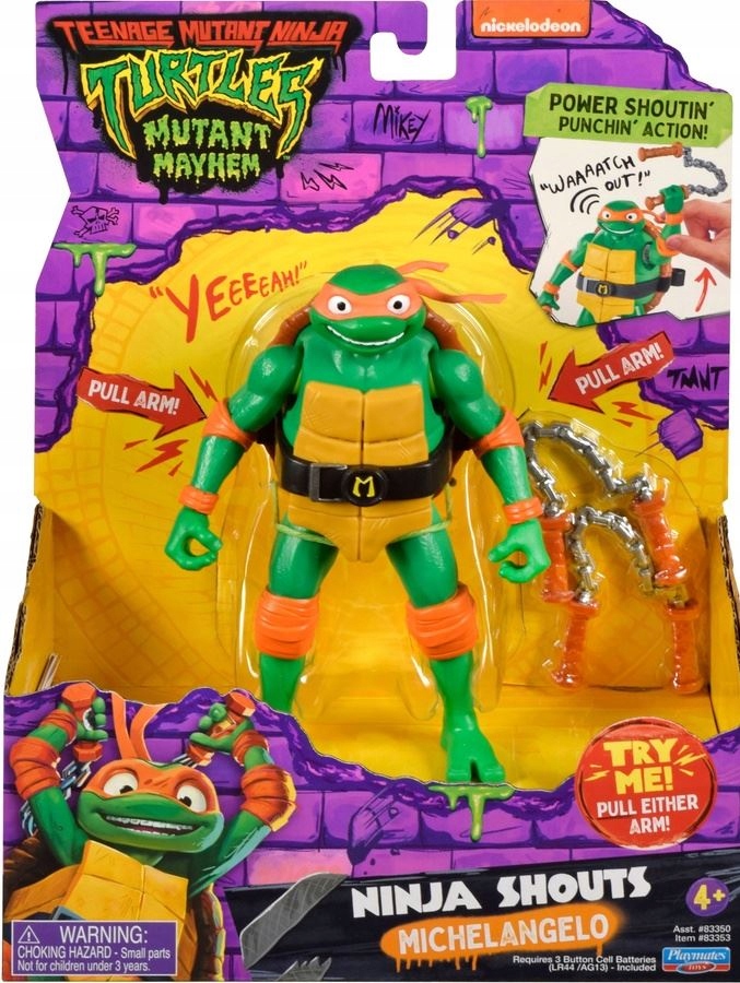 Figúrka Michelangela z kolekcie Teenage Mutant Ninja Turtles, 14 cm.